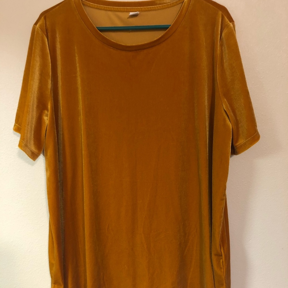 COPY - Old Navy Velvet Yellow top